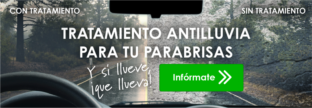 Tratamiento antilluvia y antimosquitos GRATIS para el parabrisas de tu coche