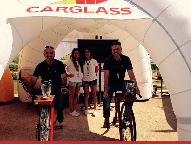 stand Carglass® bicilicuadora