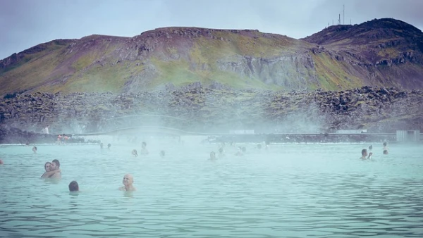 Ruta por islandia en coche: Blue Lagoon.