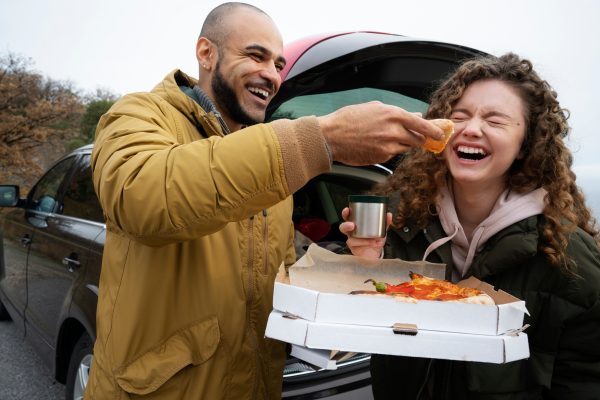 comida rapida para llevar en coche