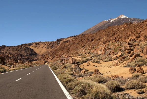 Ruta al Teide en coche.