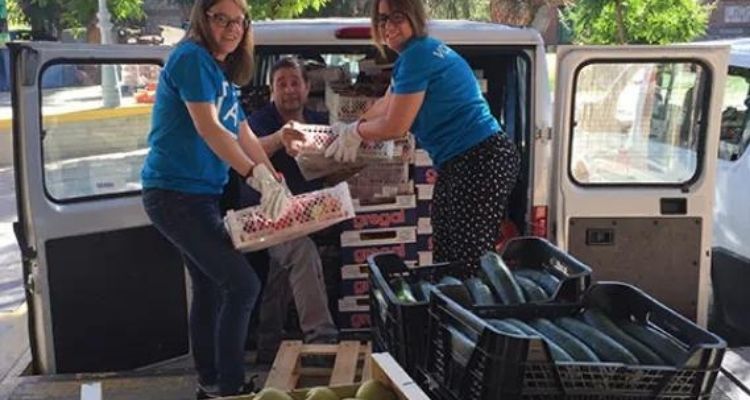 trabajadores de carglass banco de alimentos de madrid