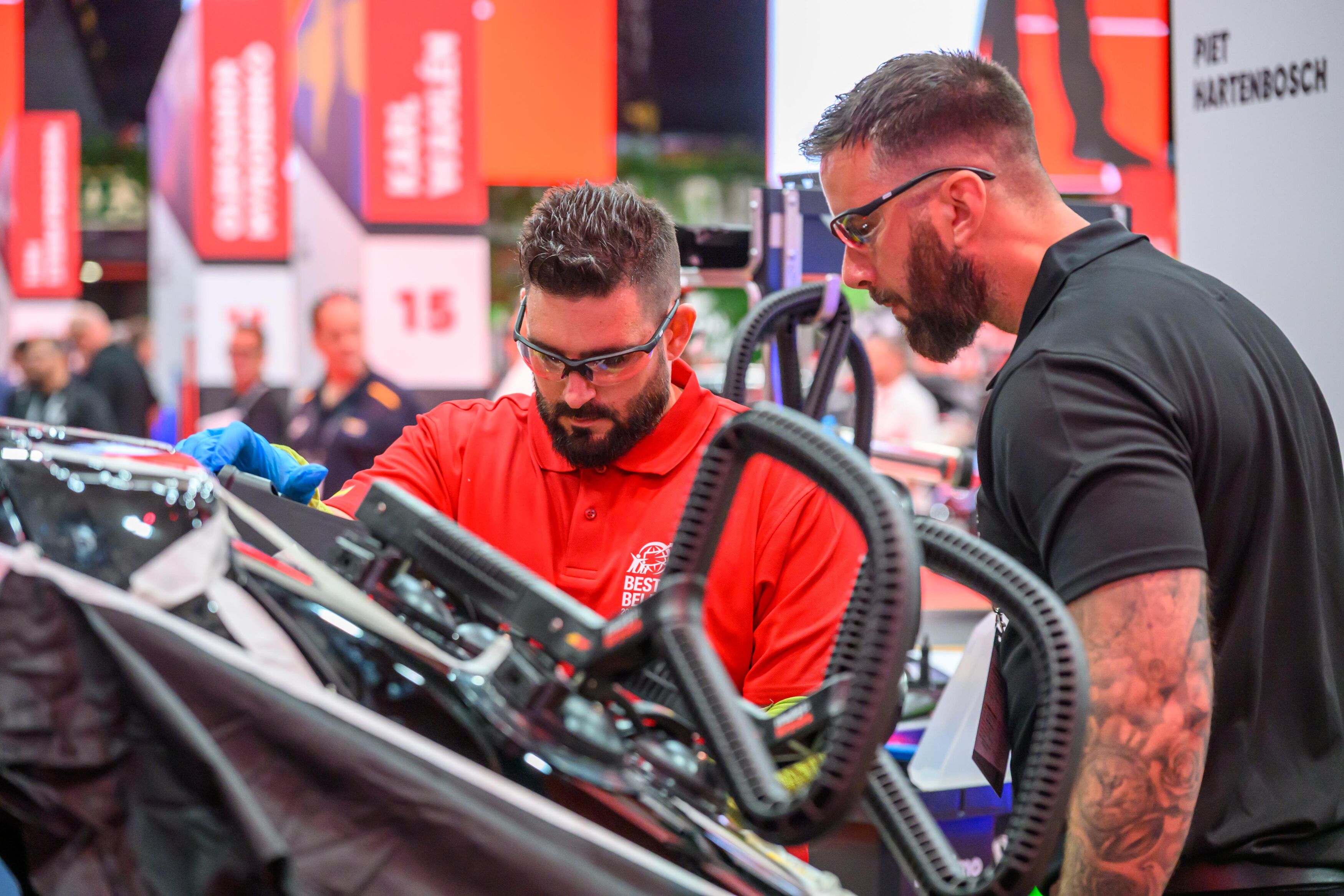David Morcillo compitiendo en el Best of Belron® Internacional